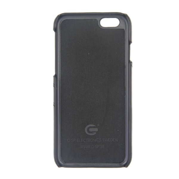 iPhone 6/6S Deksel Kortlomme Utside Svart