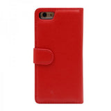 iPhone 6/6S Etui Detachable Wallet Case Rød