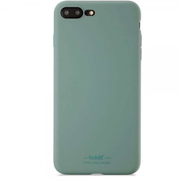 holdit iPhone 7 Plus/iPhone 8 Plus Deksel Silikon Moss Green