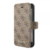 Guess iPhone 7/8/SE Etui Monogram Brun