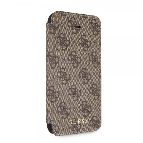 Guess iPhone 7/8/SE Etui Monogram Brun