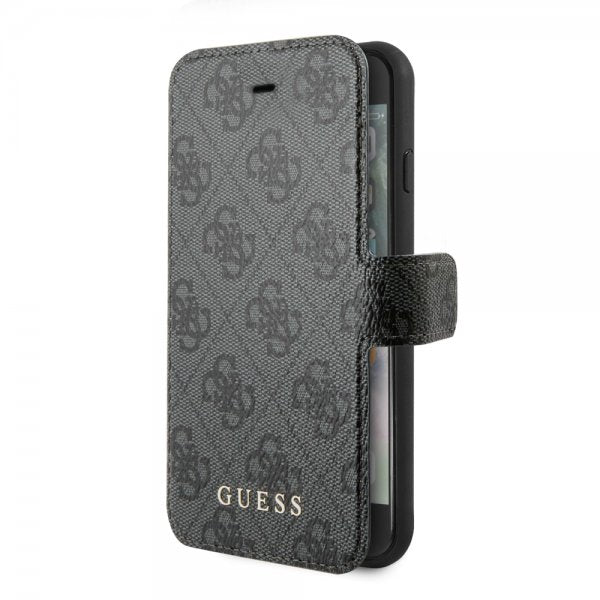 Guess iPhone 7/8/SE Etui Monogram Grå