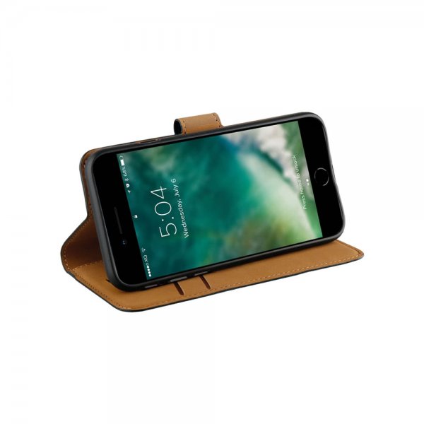Xqisit iPhone 6/6S/7/8/SE Etui Slim Wallet SelecTion Svart