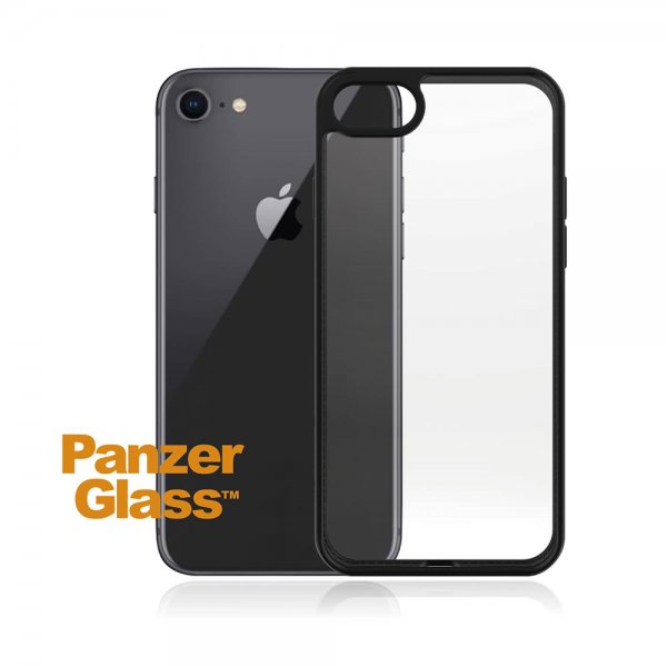 PanzerGlass iPhone 7/8/SE Deksel ClearCase Black Edition