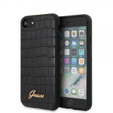 Guess iPhone 7/8/SE Deksel Croco Svart