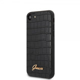 Guess iPhone 7/8/SE Deksel Croco Svart