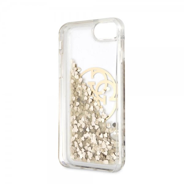 Guess iPhone 7/8/SE Deksel Glitter Circle Gull