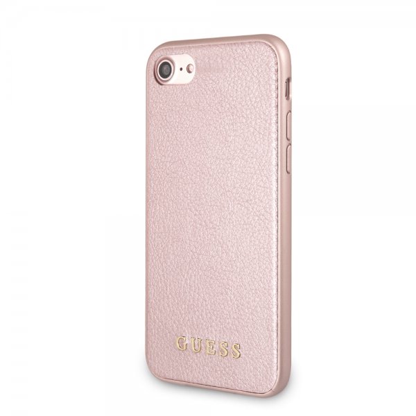 Guess iPhone 7/8/SE Deksel Iridescent Cover Rosegull