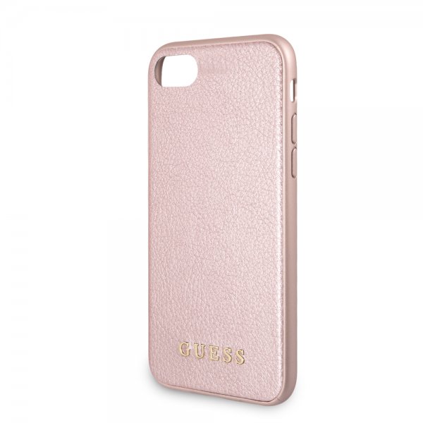 Guess iPhone 7/8/SE Deksel Iridescent Cover Rosegull