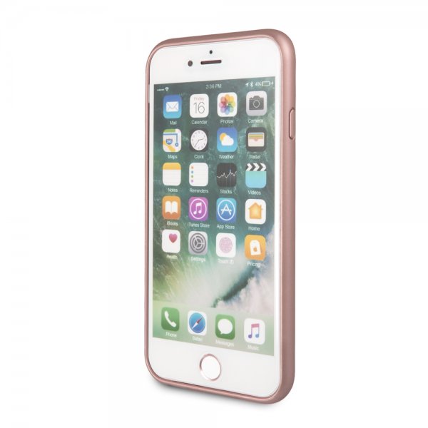 Guess iPhone 7/8/SE Deksel Iridescent Cover Rosegull