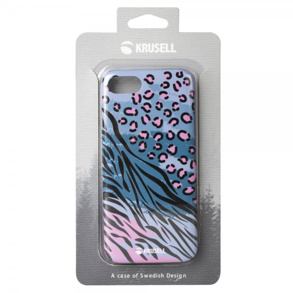 Krusell iPhone 7/8/SE Deksel Limited Cover Wild Blue