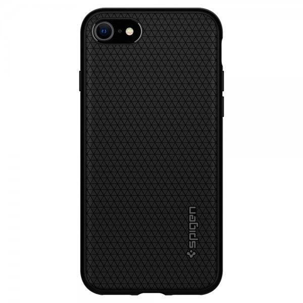 Spigen iPhone 7/8/SE Deksel Liquid Air Svart