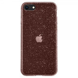 Spigen iPhone 7/8/SE Deksel Liquid Crystal Glitter Rose Quartz