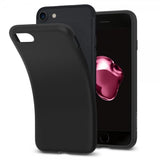 Spigen iPhone 7/8/SE Deksel Liquid Crystal Matte Black