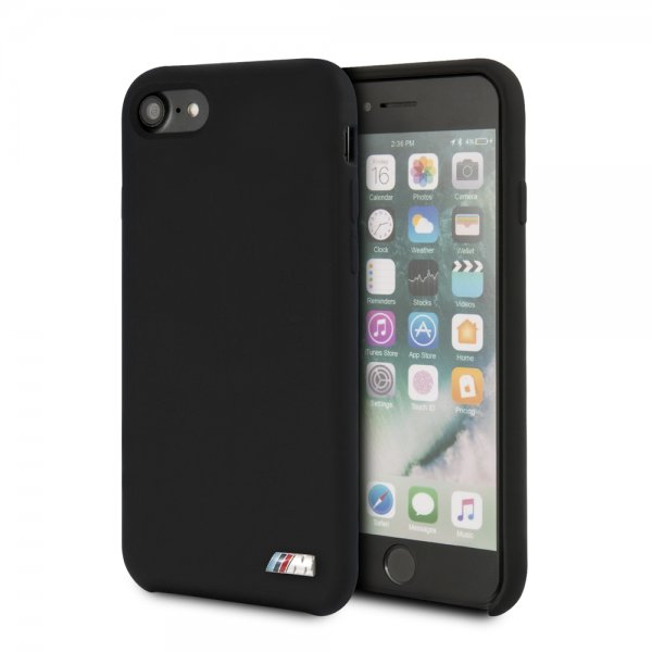 BMW iPhone 7/8/SE Deksel med Logo Svart