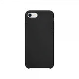 Xqisit iPhone 7/8/SE Deksel Silikoni Case Svart