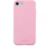 holdit iPhone 7/8/SE Deksel Silikon Rosa