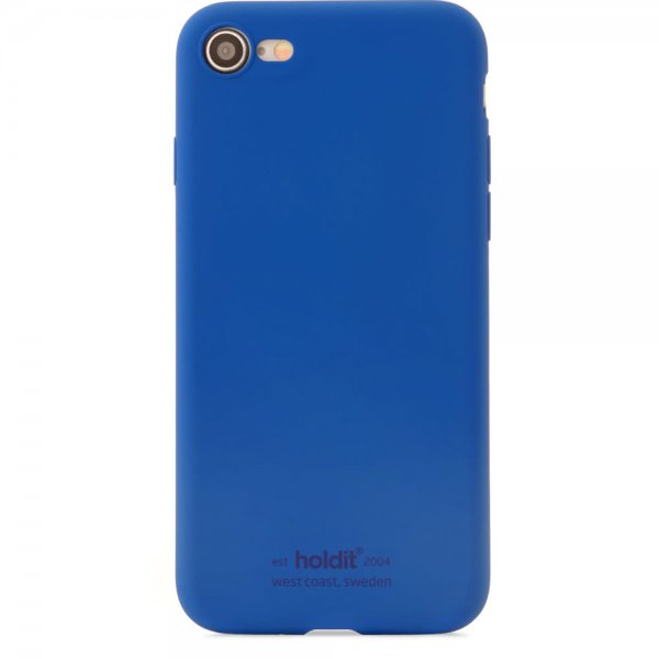 holdit iPhone 7/8/SE Deksel Silikon Royal Blue