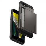 Spigen iPhone 7/8/SE Deksel Slim Armor CS Gunmetal