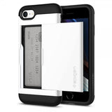 Spigen iPhone 7/8/SE Deksel Slim Armor CS Jet White