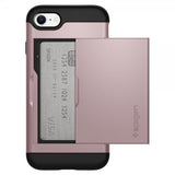 Spigen iPhone 7/8/SE Deksel Slim Armor CS Rosegull