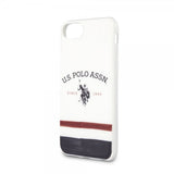 U.S. Polo iPhone 7/8/SE Deksel Tricolore Hvit