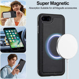 Nordic Covers iPhone 7/8/SE Etui med avtakbart MagSafe-deksel Raven Black