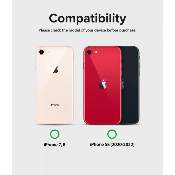 Ringke iPhone 7/8/SE Deksel Air Glitter Clear