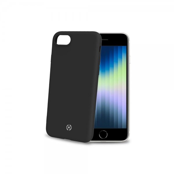 Celly iPhone 7/8/SE Deksel CROMO Svart