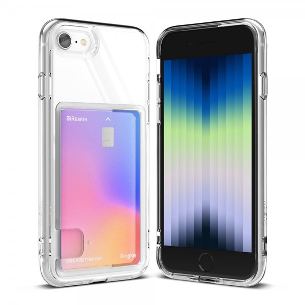 Ringke iPhone 7/8/SE Deksel Fusion Card Clear