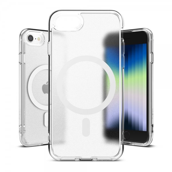 Ringke iPhone 7/8/SE Deksel Fusion Magnetic MagSafe Matte Clear