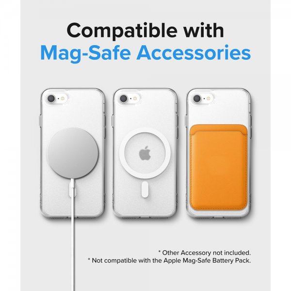 Ringke iPhone 7/8/SE Deksel Fusion Magnetic MagSafe Matte Clear
