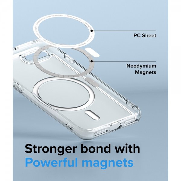 Ringke iPhone 7/8/SE Deksel Fusion Magnetic MagSafe Matte Clear