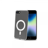 Celly iPhone 7/8/SE Deksel GELSKINMAG MagSafe Transparent
