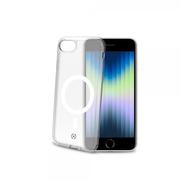 Celly iPhone 7/8/SE Deksel GELSKINMAG MagSafe Transparent