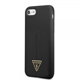 Guess iPhone 7/8/SE Deksel Metal Triangle Svart