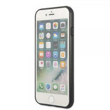 Guess iPhone 7/8/SE Deksel Saffiano Double Cardslot Svart
