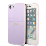 Guess iPhone 7/8/SE Deksel Saffiano Metal Logo Lilla