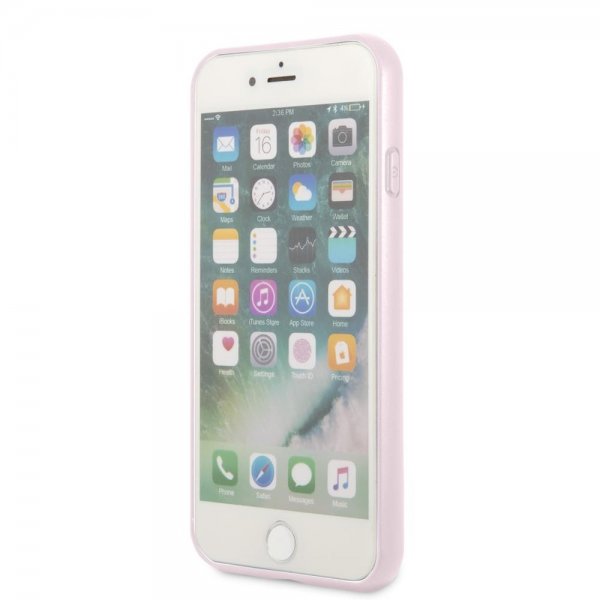 Guess iPhone 7/8/SE Deksel Saffiano Metal Logo Lilla