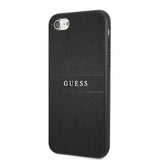 Guess iPhone 7/8/SE Deksel Saffiano Metal Logo Svart