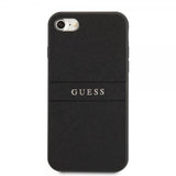 Guess iPhone 7/8/SE Deksel Saffiano Metal Logo Svart