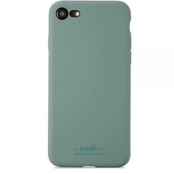 holdit iPhone 7/8/SE Deksel Silikon Moss Green
