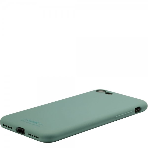 holdit iPhone 7/8/SE Deksel Silikon Moss Green