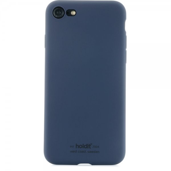 holdit iPhone 7/8/SE Deksel Silikon Navy Blue