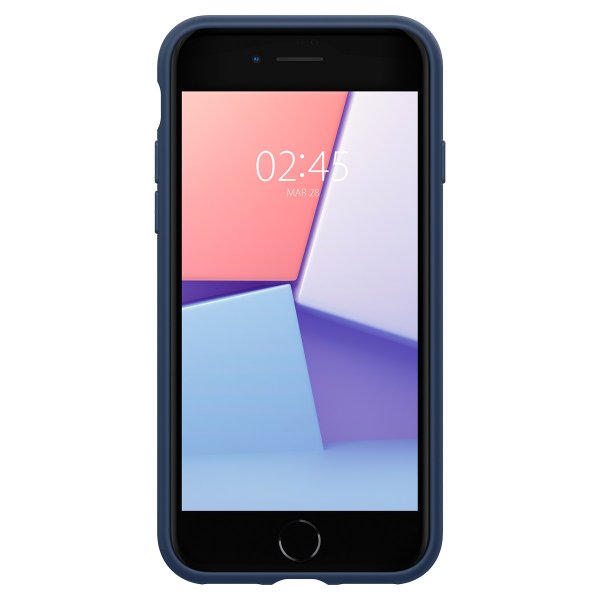 Spigen iPhone 7/8/SE Deksel Silicone Fit Navy Blue