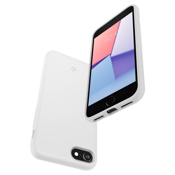 Spigen iPhone 7/8/SE Deksel Silicone Fit Hvit