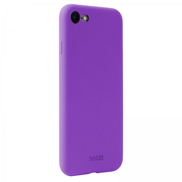holdit iPhone 7/8/SE Deksel Silikon Bright Purple