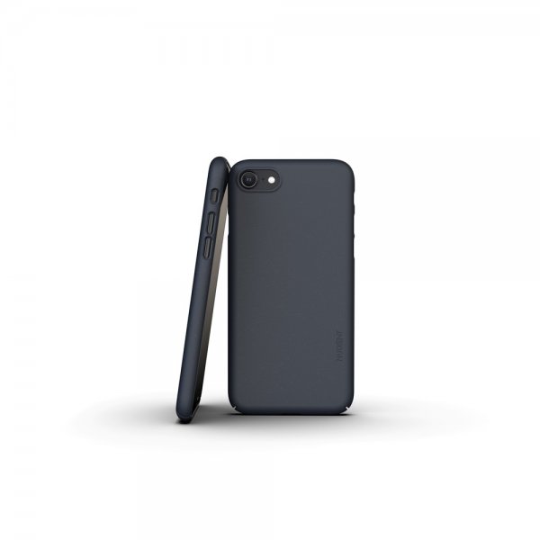 Nudient iPhone 7/8/SE Deksel Thin Case V3 Midwinter Blue
