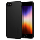 Spigen iPhone 7/8/SE Deksel Thin Fit Svart