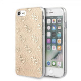Guess iPhone 7/8/SE Deksel Glitter Cover Gull